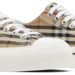 Burberry check sneakers